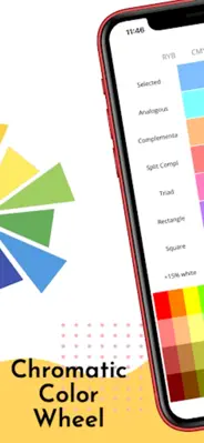Color Wheel RYB CMYK RGB android App screenshot 1