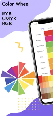 Color Wheel RYB CMYK RGB android App screenshot 4